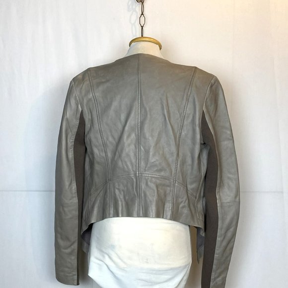 Women’s Hinge Leather Crop Jacket size M - Picture 5 of 14